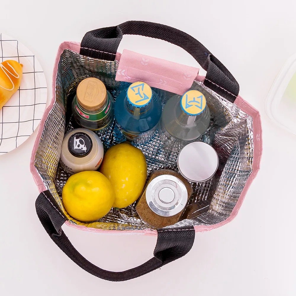 Теплоизоляционная сумка для обеда, свежая сумка-холодильник для еды, ткань Оксфорд, для пикника, для путешествий, сумка для обедов, Bolsa Termica