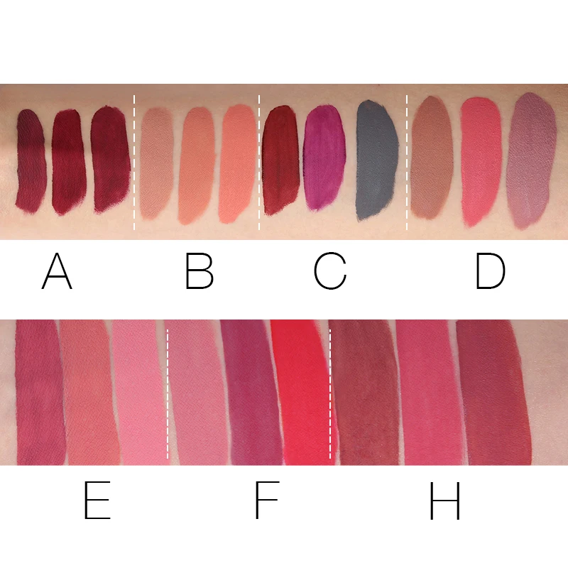 NICEFACE Makeup 3pcs/lot Lipstick Long-Lasting Matte Liquid Lip Stick Kits Waterproof Velvet Batom Nude Lip Gloss Cosmetics NICEFACE Makeup 3pcs/lot Lipstick Long-Lasting Matte Liquid Lip Stick Kits Waterproof Velvet Batom Nude Lip Gloss Cosmetics