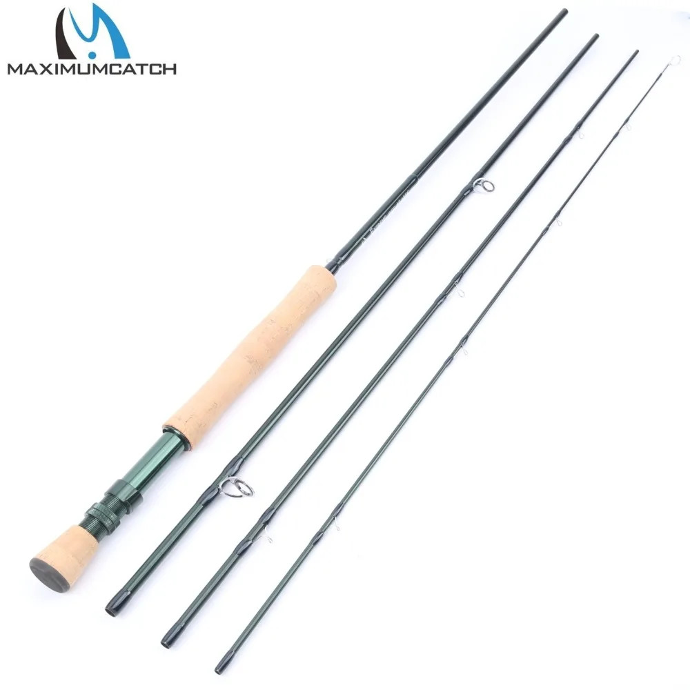 Maximumcatch 8WT Fly Rod 9FT 4Pieces Medium fast Carbon Fly Fishing Rod