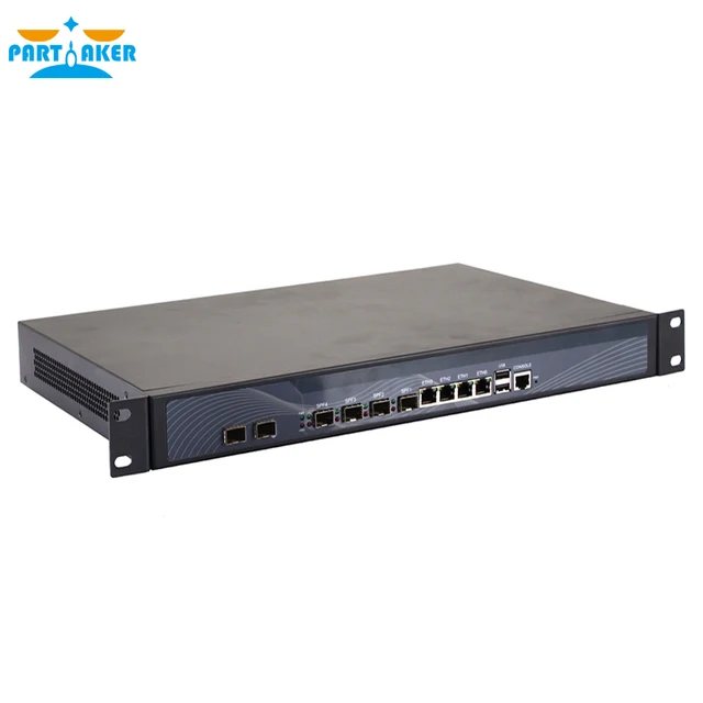 Best Price  I5 4430 10 Ports Industry Rack Mounted Server Firewall PC PARTAKER R19 2G RAM 8G SSD 