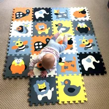 MEIQICOOL 30*30*1 cm Educativos Baby play Mat Puzzle Estera Crawling mat Ambiental No tóxico Niños gimnasio Alfombra de Juego Educativo