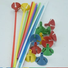 Надувные 100 компл./лот воздушные шары палки стержней mulit-цвет держатель ПВХ стержень Поддержка аксессуары для воздушного шара забавные большой открытый Вечерние