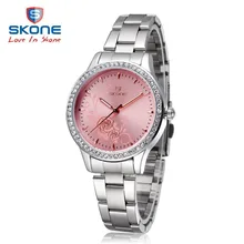 SKONE Relogio Feminino Mode Femmes Montres Top Marque De Luxe Sculpté Fleur Quartz Montre Dames Casual Montres Femme Montre XFCS