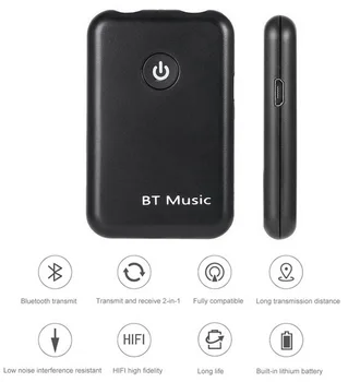 

50pcs USB Bluetooth V4.2 Transmitter Receiver 2 in 1 Wireless 3.5mm Audio Adapter for Home Sound System Car Stereo System