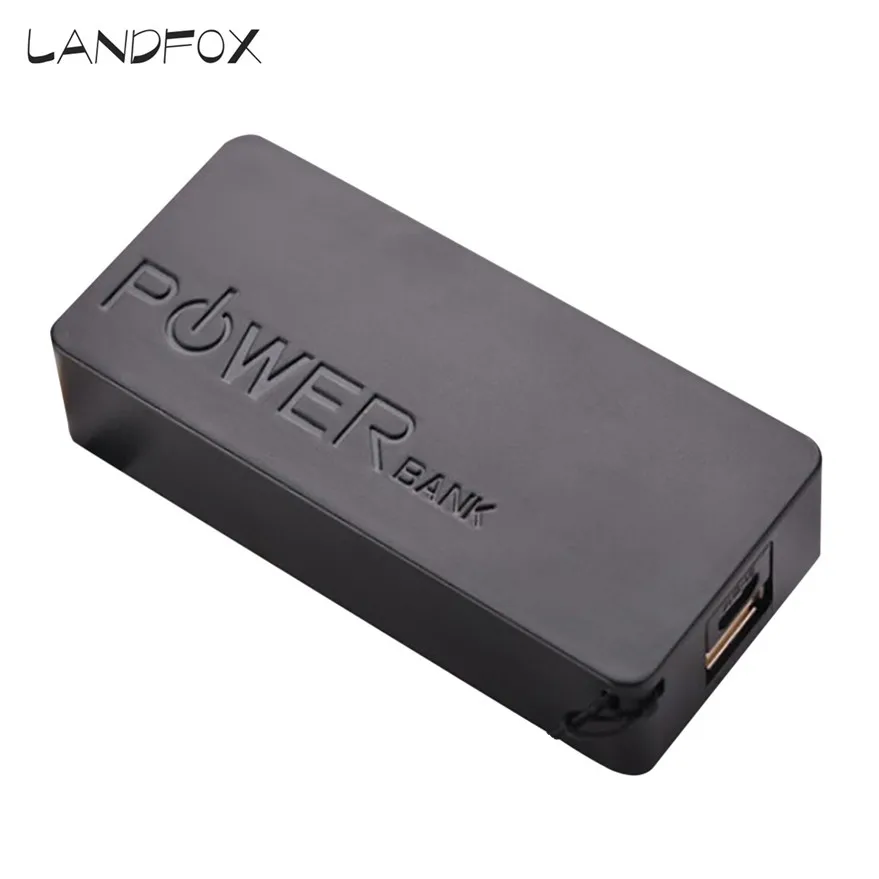 LANDFOX 2019 внешний аккумулятор с двумя USB портами 18650 зарядное устройство для