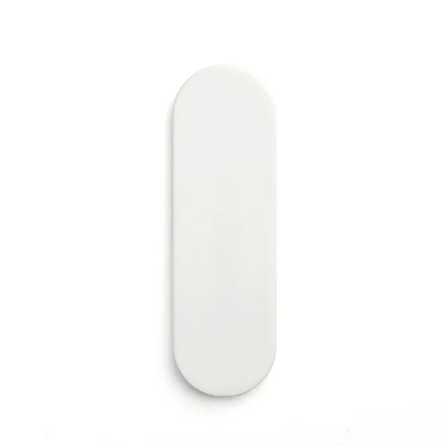 Универсальный держатель на палец, кольцо для телефона, пластиковый держатель для мобильного телефона, Многополосная многофункциональная наклейка на заднюю панель для iphone - Цвет: White