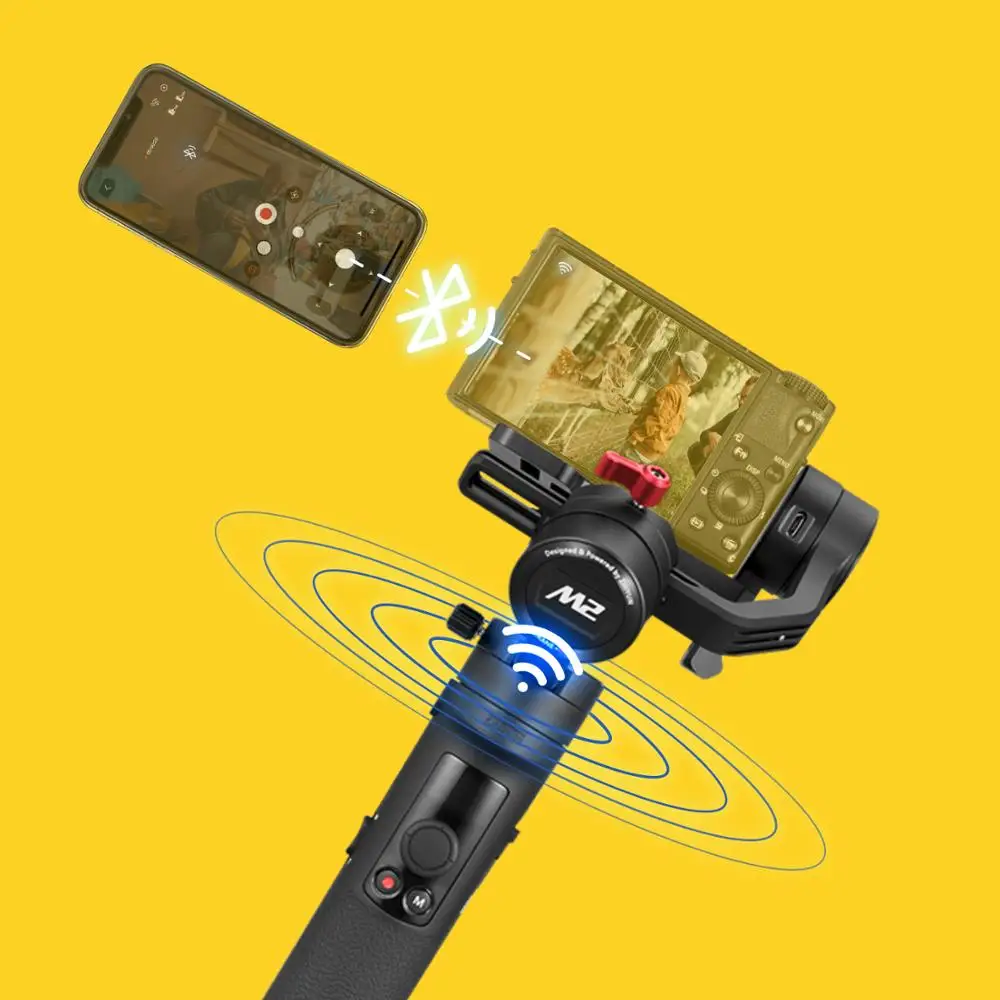 ZHIYUN CRANE M2 3-Axis Gimbals New Arrival for Action Cameras Mirrorless Compact Camera Smartphones
