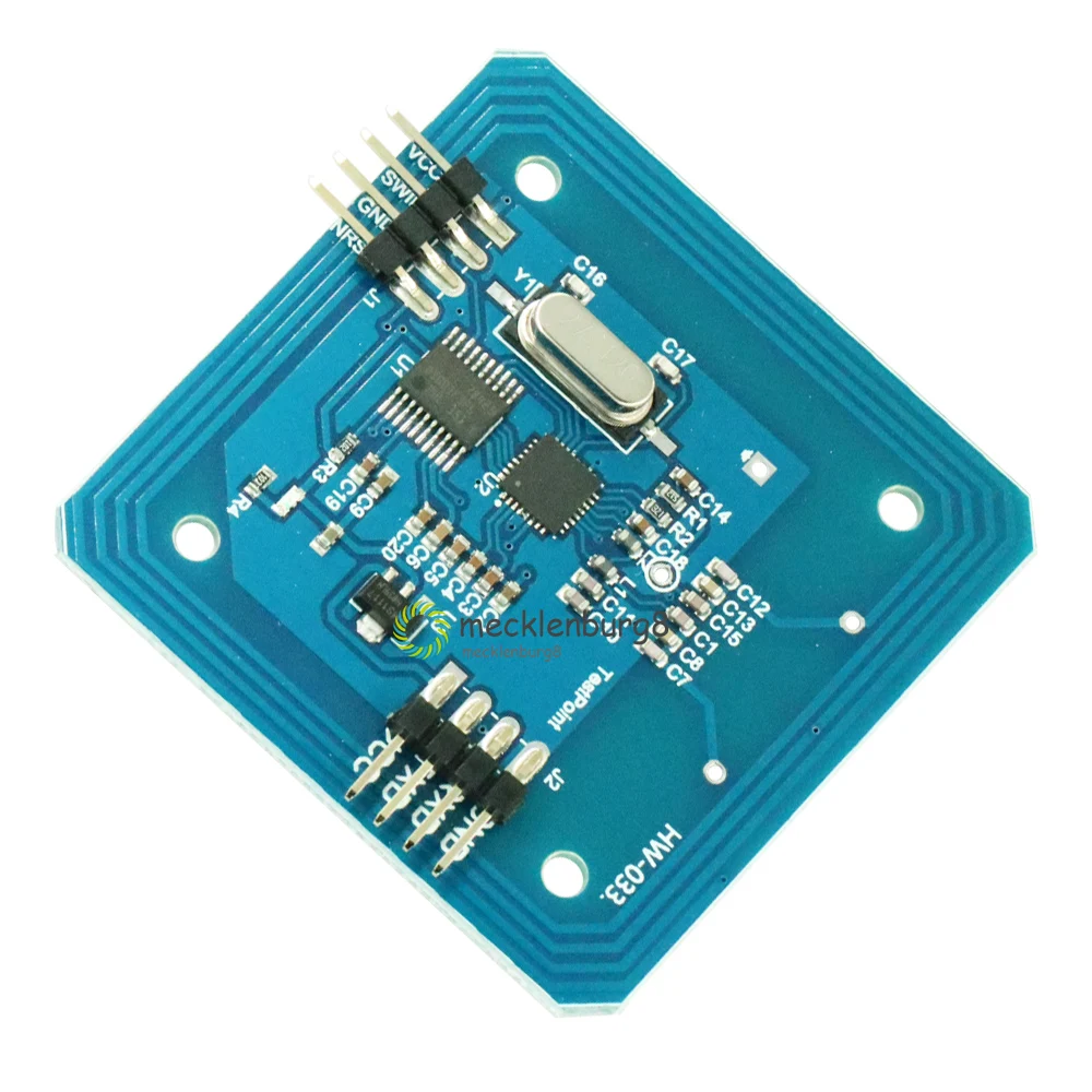 Модуль rfid считывателя RC522 13 56 МГц кардридер IC MFRC522 RF UART TTL интерфейс для Arduino и Raspberry