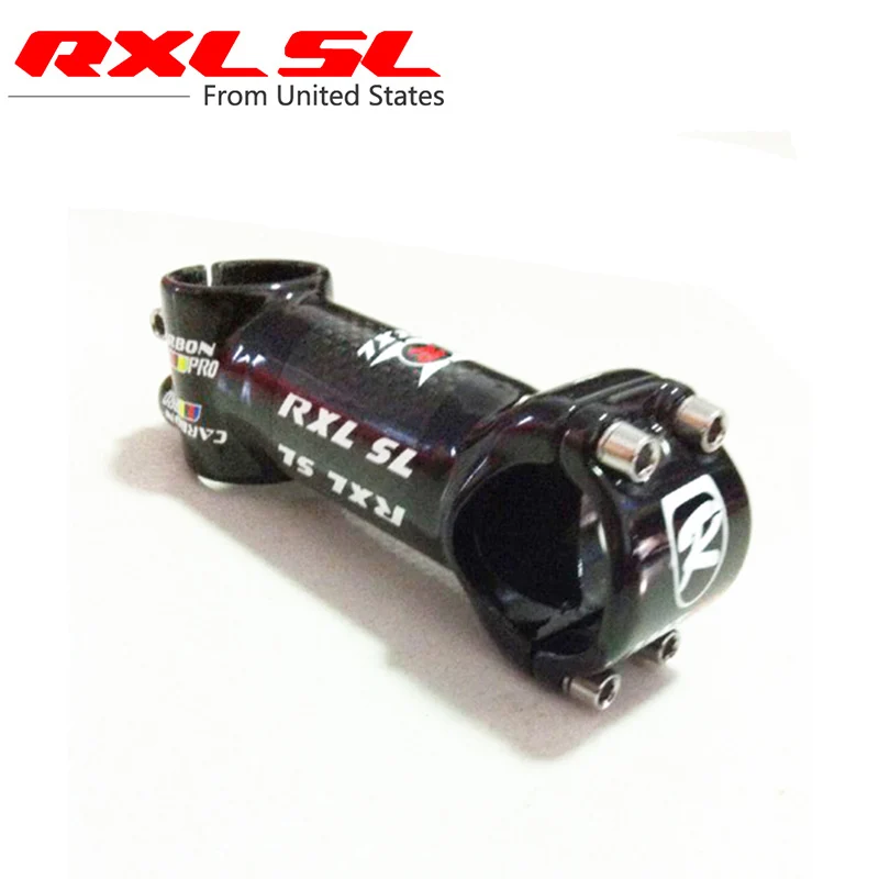 

RXL SL Bike Stems 31.8mm Mtb Stem Carbon 3K Glossy Bicycle Carbon Road Stems 60/70/80/90/100/110/120 Package Carbon Stem