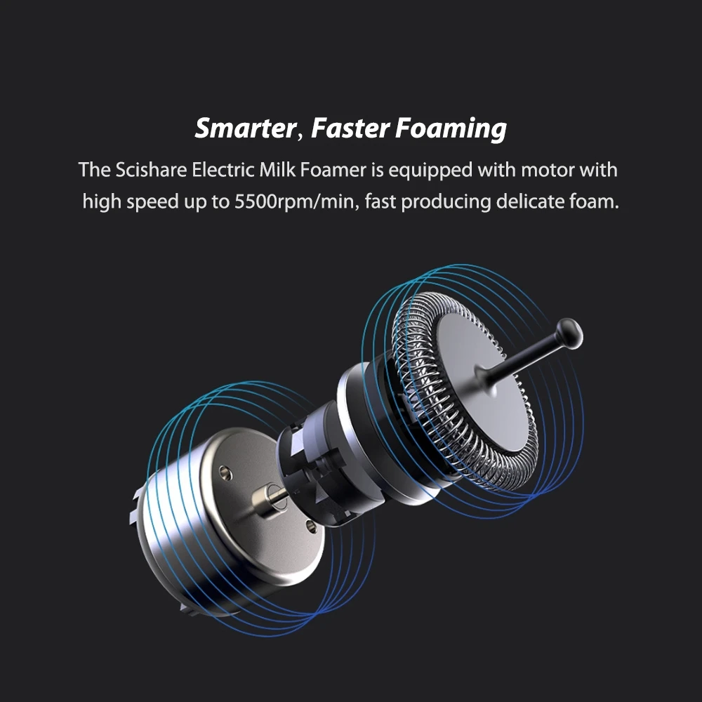 Электрический Пенообразователь для молока Xiaomi Scishare аппарат приготовления кофе с