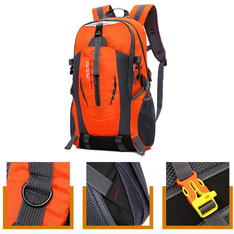 Waterproof Climbing Backpack Rucksack Outdoor Sports Bag Travel Camping Hiking Backpack USB charging Trekking Bag For Men Women