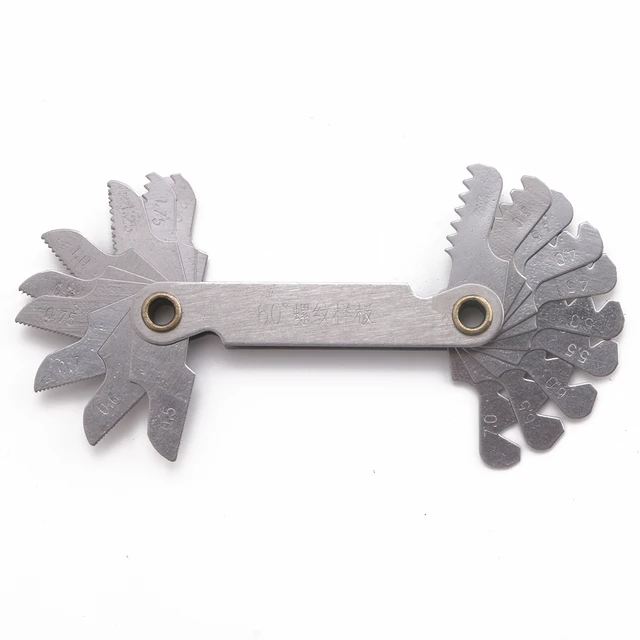Foldable Screw Pitch Gauge Metric 60 Degree Thread Measuring Gagein