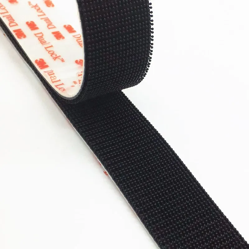 25x Black Elastic Cable With Double Hook 6MM X 20CM
