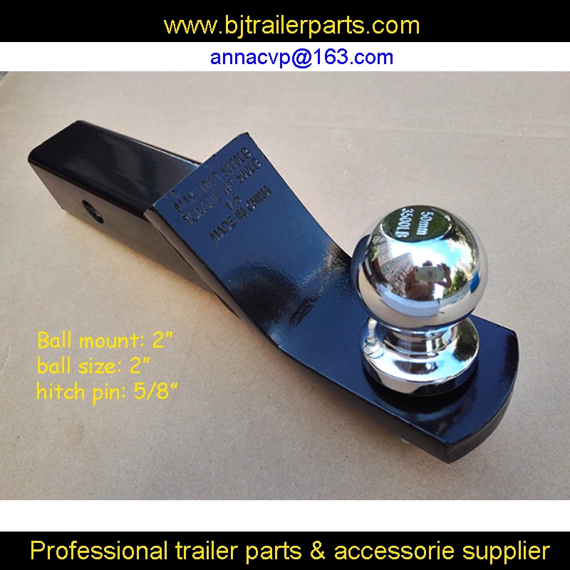 

CVP 2inch TOWBAR TONGUE BALL MOUNT WITH 2 inch TRAILER TOWBALL BALL MOUNT and hitch pin ,trailer parts