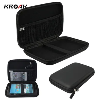 

KRAOK Portable 7 inch GPS Navigation Storage Bag GPS Protection Cover Case PU EVA Hard Shell Box Carry Case Cover for TomTom