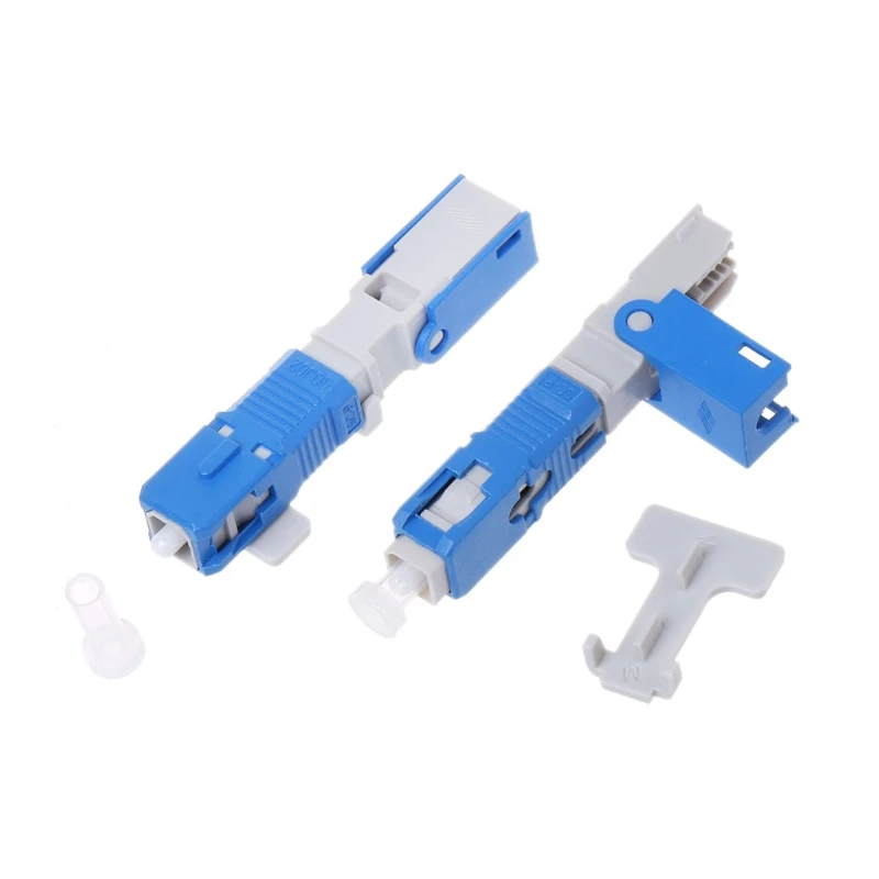 

50PCS GQJ02-E-SC FTTH SC UPC Single Mode Fiber Optic Quick Connector 55x9mm