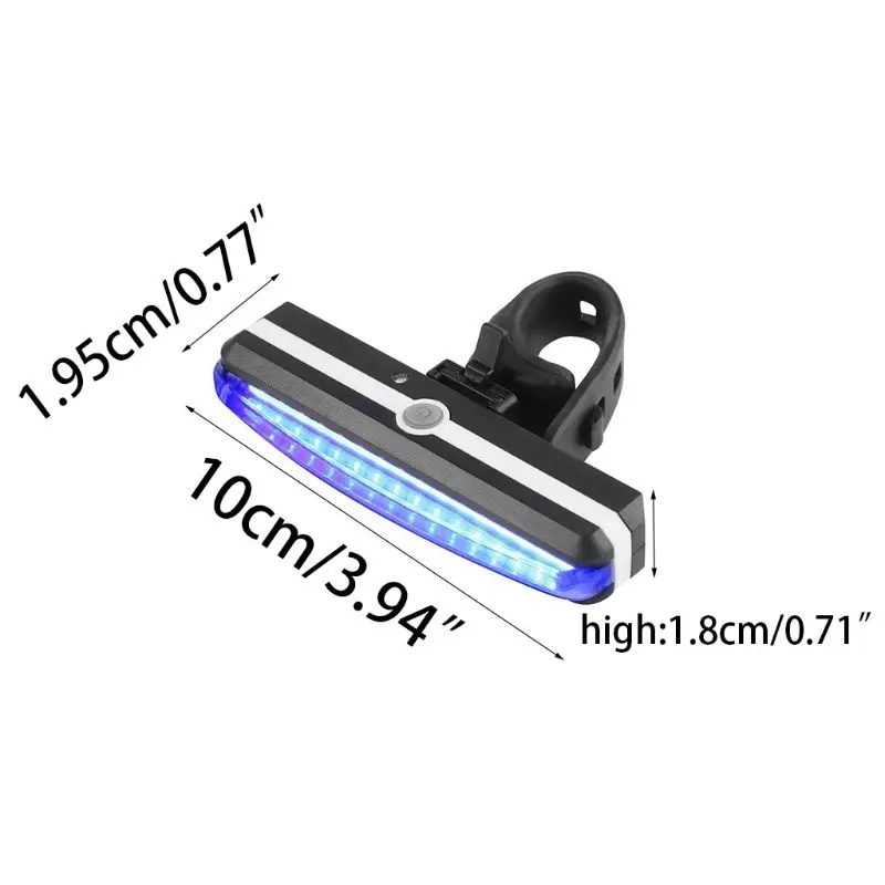 Discount Ultra Bright Bike Light USB Rechargeable Bicycle Tail Light High Intensity Rear LED Night Outdoor Cycling Safety Flashlight ww 5