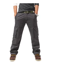 Тактические мужские камуфляжные штаны для бега, повседневные штаны размера плюс 38, армейские штаны в стиле милитари, хлопковые мужские брюки карго с множеством карманов