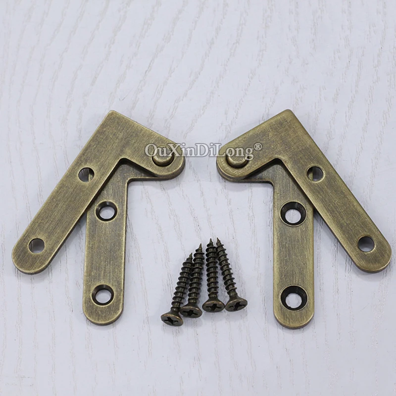 10pairs European Antique Brass Invisible Door Pivot Hinges 360