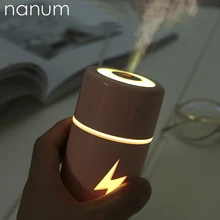 Креативный увлажнитель Lightning Mini USB Fogger светодиодный Очиститель Ароматерапия Эфирные масла диффузор освежитель воздуха автомобильные увлажнители воздуха