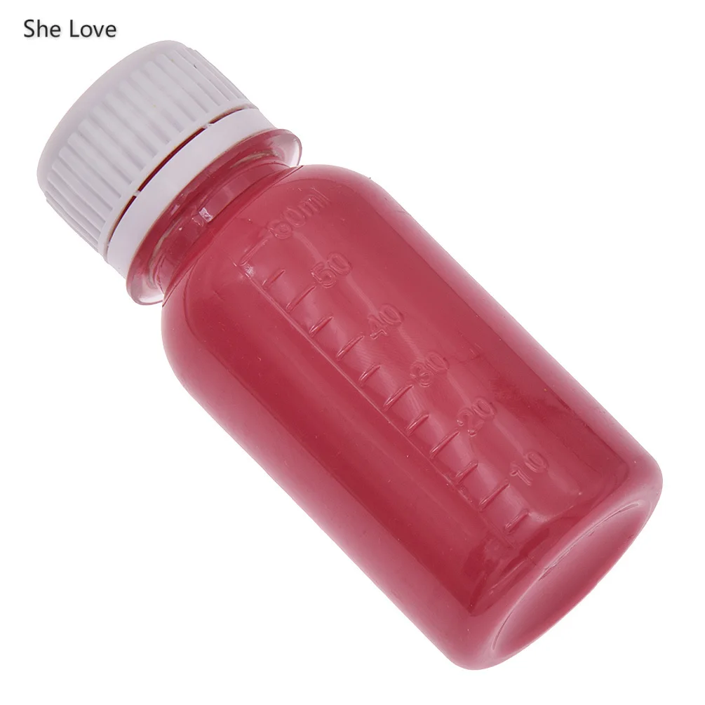 She Love 60 мл глянцевое масло для кожаных краев DIY ручной инструмент для запечатывания кожаных краев - Цвет: Rose red