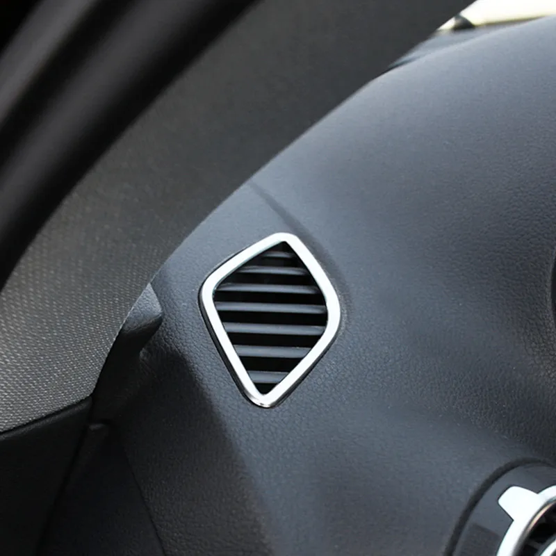 Нержавеющая сталь кондиционер для приборной панели вентиляционная решетка декоративная крышка Накладка 2 шт. для Audi A3 8 V- стайлинга автомобилей