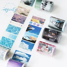 10 pcs/lot 6.5cm Sky Wave Strawberry Film Washi Tape Adhesive Tape DIY Scrapbooking Sticker Label Craft Masking Tape