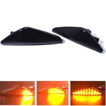 

2Pcs Dynamic LED Car Turn Signal Light indicator for BMW F25 X3 E70 X5 E71 X6 Side Marker Light Left Right Amber
