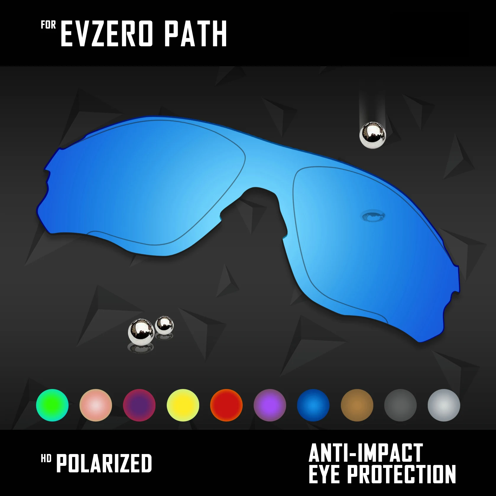 Замена линз OOWLIT для солнцезащитных очков Oakley EVZero дорожные поляризационные