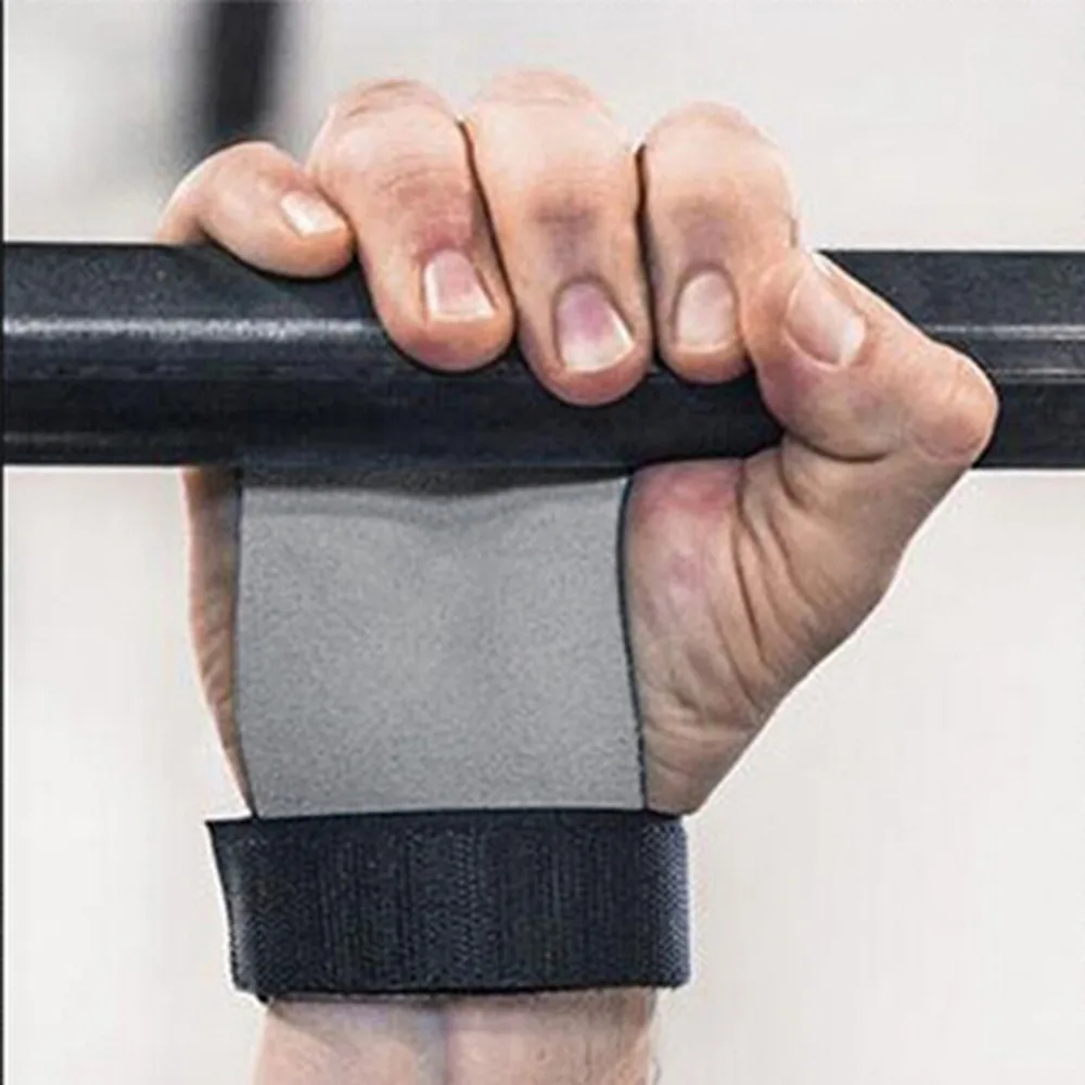 1 пара размеры S, M, l рукоятка синтетический PU Crossfit гимнастика защита ладони протекторы подтянуть бар Вес подъема перчатки #281477
