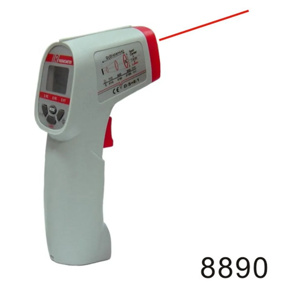 

AZ8890 Handheld Digital Gun Infrared Thermometer with Temperature Range -40~320C Quick and Accurate Response 500ms Ergonomic