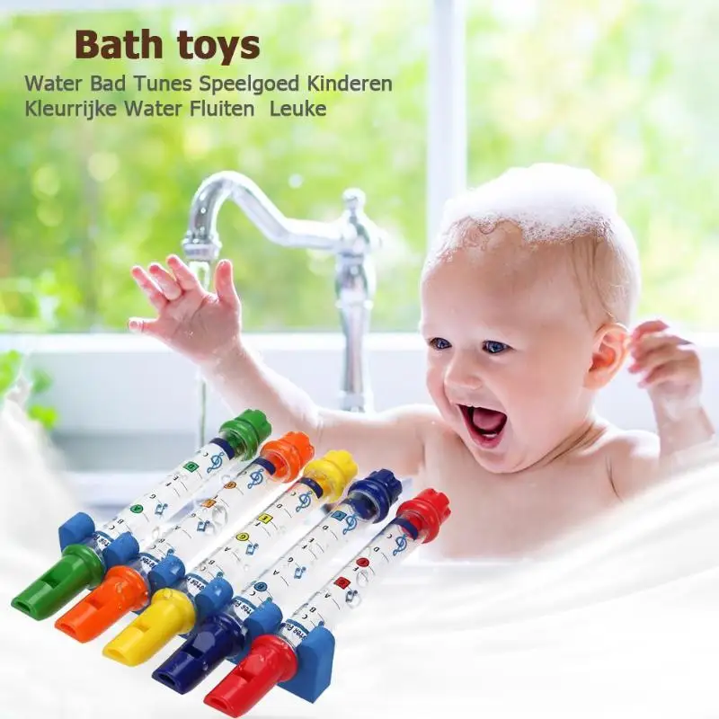 1 шт., креативные игрушечные флейты, музыкальный инструмент для ванной, Детские Игрушки для ванны
