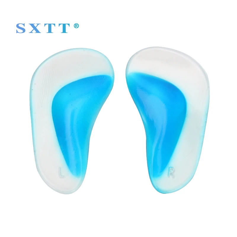 

SXTT Insole Of Flatfoot Silicone Pads Arch Support Orthopedic Insoles Gel Pads For Feet Silicone Foot Gel Inserts For Heels