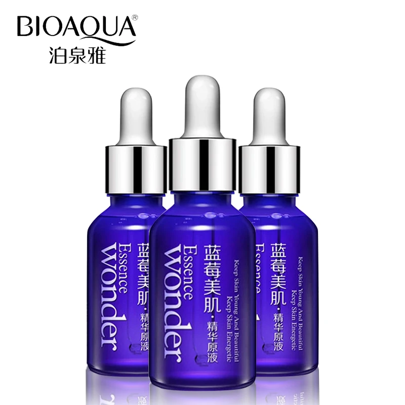 

BIOAQUA Brand Skin Care Blueberry Hyaluronic Acid Liquid Anti Wrinkle Anti Aging Collagen Essence Whitening Moisturizing Liquid