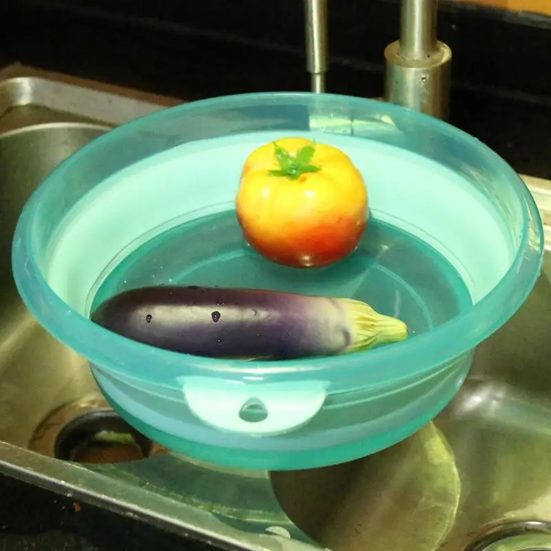 Пластиковый складной умывальник для дома портативный водонепроницаемый складной бассейн особенно подходит для рыбалки и загрузки фруктов и овощей