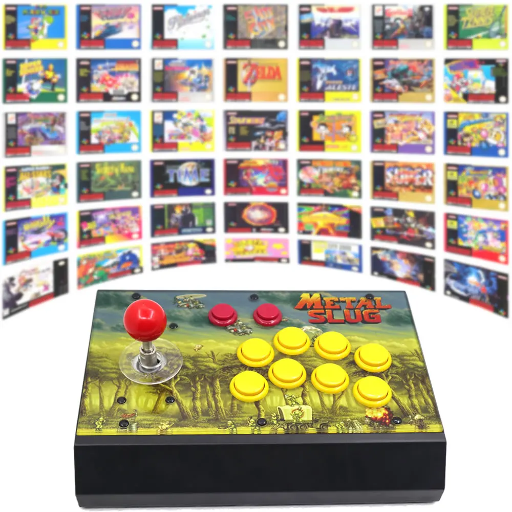 

RAC-S300 Retro Arcade Game Console 64G/128G Joystick Fighting Stick Metal Case Acrylic Artwork Panel A3