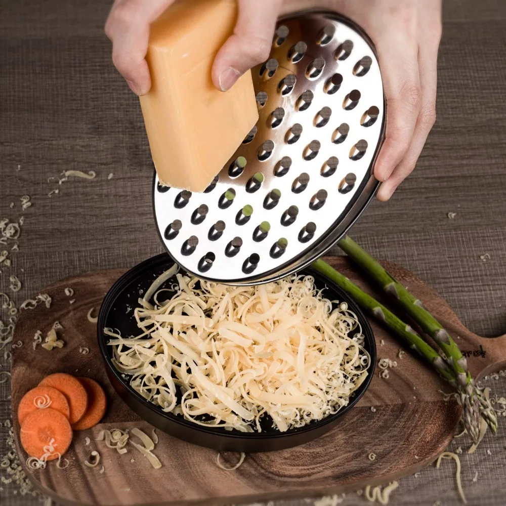 Hard cheese grater box container