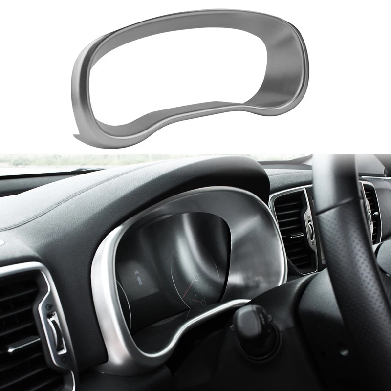 Для KIA Sportage автомобильный Стайлинг интерьерная приборная панель защитная рамка накладка декоративная наклейка