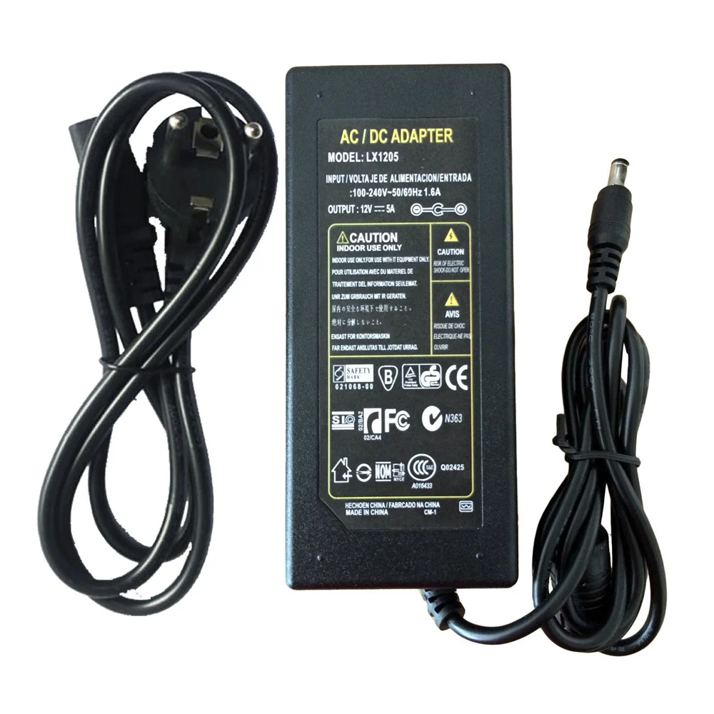 AC 100 V-240 V к DC 12 V 1A 2A 3A 5A 6A 8A трансформаторы питания 12 вольт адаптер конвертер зарядное устройство светодиодные полосы драйвер