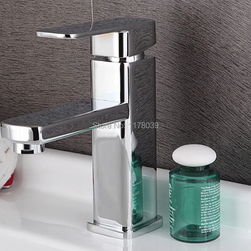 

brushed/Plating bathroom basin faucet,deck mounted single hole single handle bathroom faucet,hot and cold mixer tap,J17000