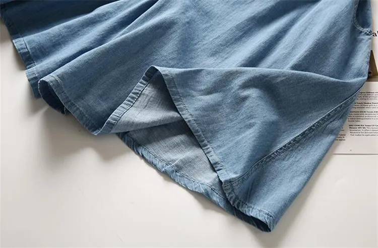 New Arrival Oversized Jeans Summer Women Casual Drowstring Shorts Skirts Girls Loose Solid Denim Short Large Size 6XL 7XL