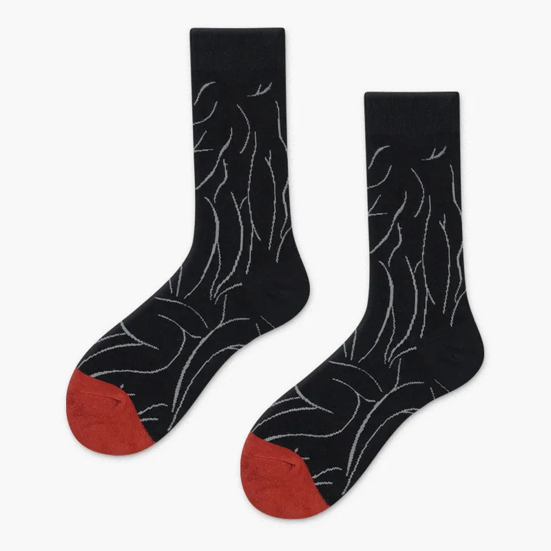 [COSPLACOOL] новые носки с абстрактными животными, мужские хлопковые забавные носки, цветные свадебные носки, claetines Hombre Divertidos - Цвет: 12