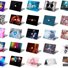 Защитный жесткий чехол для клавиатуры с принтом, кожный Набор для Apple Macbook Air Pro retina Touch Bar 11 12 13 15 16"