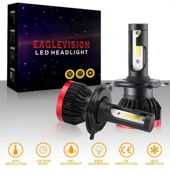 

2PCS Mini Led Bulb Car Headlight H11 H1 H8 H9 H3 9005 / HB3 9006 / HB4 100W 20000LM 6000K Car Headlight