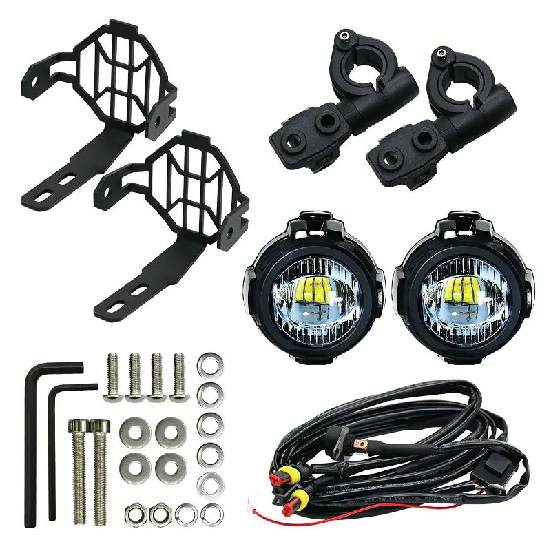  2PCS 40W LED Auxiliary Lamp 6000K Super Bright Fog Driving Light Kits LED Lighting Bulbs DRL for Mo - 32873279232