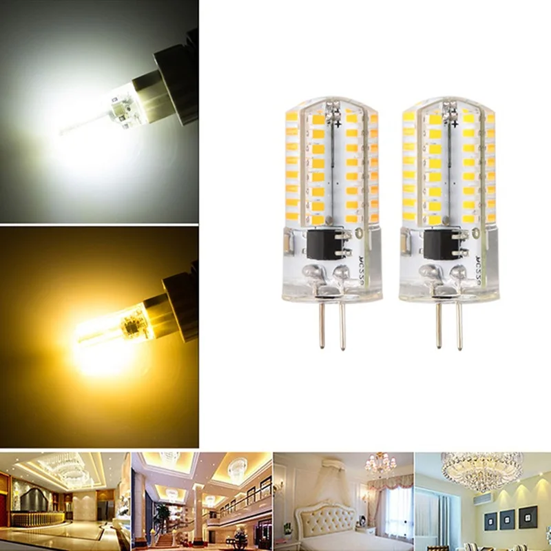 Лучший 10 шт G4 Светодиодный Ночник светильник SMD2835 3014 12v светодиодный 220V 3W 5W 7W 9W