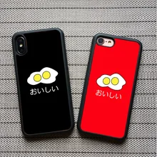 

Cute Egg Case For Iphone 7 Case Cover Silicone Edge Matte Cover Cases For Iphone 8 7 Plus X 6 6S Plus Case Luxury Fundas Capa