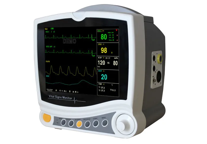 CMS6800 6-параметры монитор пациента в отделении интенсивной терапии, ECG, NIBP, двухканальный темп, PR, SPO2, соответственно, медицинский мониторинг устройства