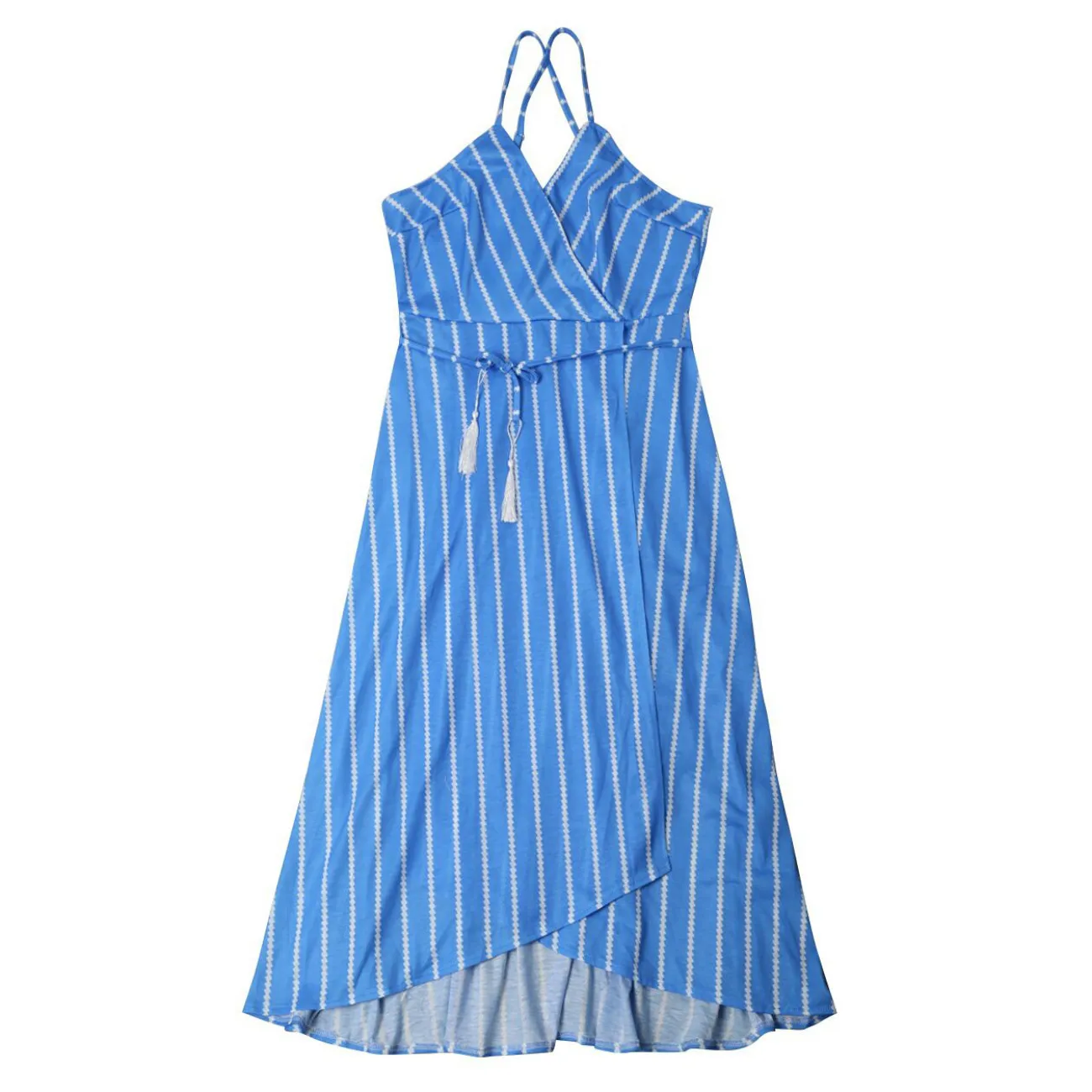 

Fashion Sexy Women Summer Boho Dress Evening Beach Dresses Sundress High Split Asymmetrical Dress