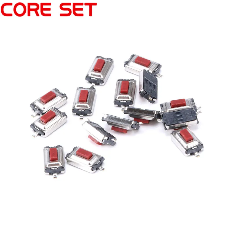 

50PCS 3X6X2.5MM Micro Switch Red Button Tactile Tact Push Switch 3*6*2.5MM SMD